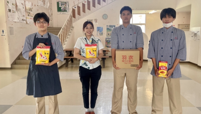 県立北部農林高校　食品科学科へ小麦粉を提供いたしました